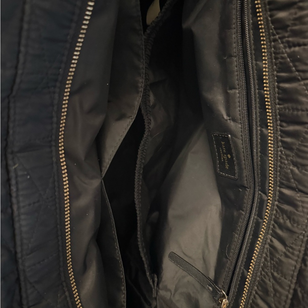 Black Quilted Tote Bag - Picture 5 of 10